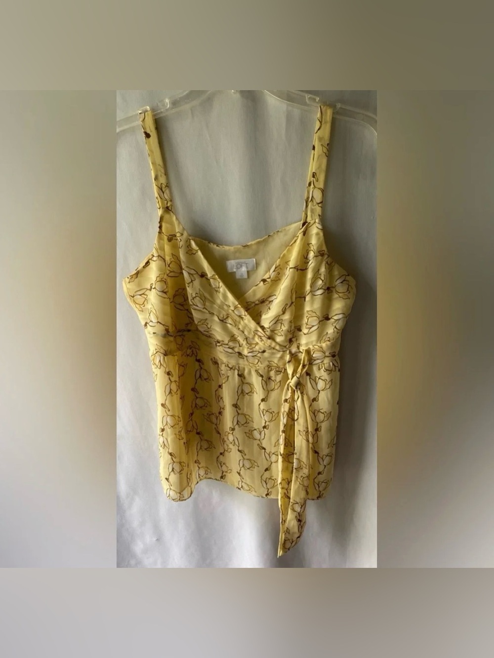 Ann Taylor LOFT Floral Print Sleeveless Blouse Size 14 Lovely Top - Picture 2 of 5